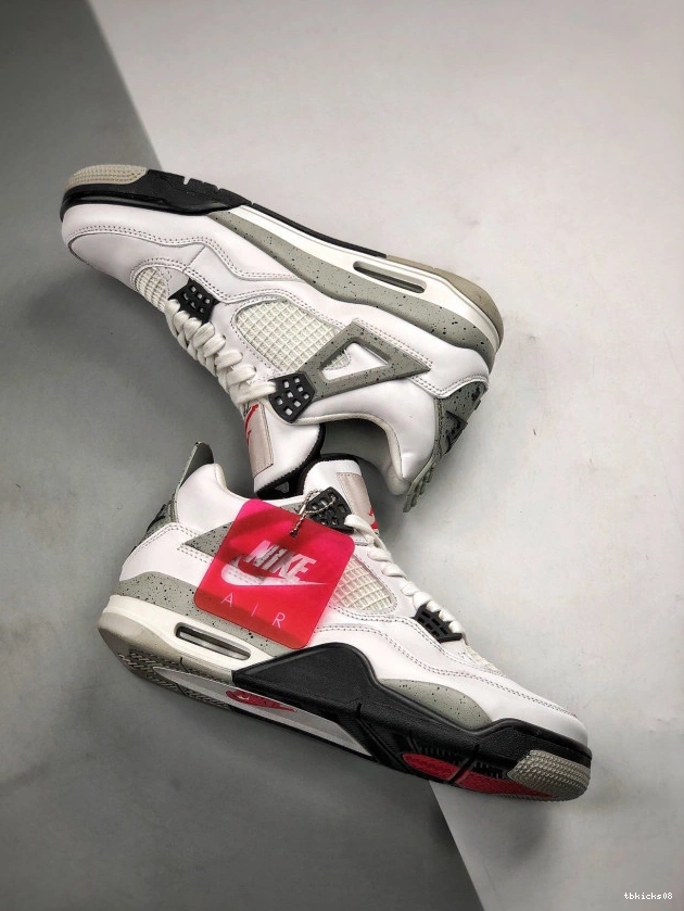 Cheap TBkick Air White Cement 4 Jordan (nike) 840606-192 OG 0816